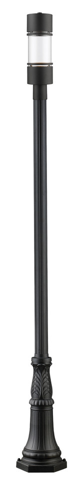 Z-Lite - 553PHB-518P-BK-LED - LED Outdoor Post Moun Fixture - Luminata - Black