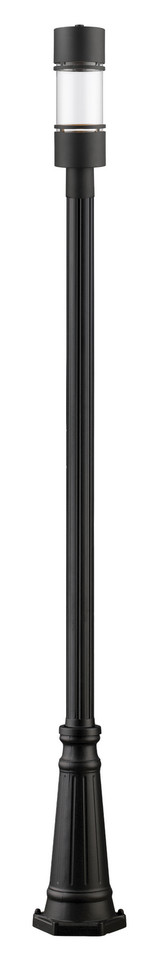 Z-Lite - 553PHB-519P-BK-LED - LED Outdoor Post Moun Fixture - Luminata - Black