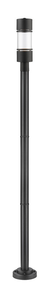 Z-Lite - 553PHB-567P-BK-LED - LED Outdoor Post Moun Fixture - Luminata - Black