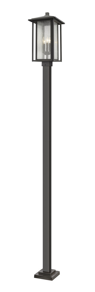 Z-Lite - 554PHXLS-536P-ORB - Three Light Outdoor Post Mounted Fixture - Aspen - Oil Rubbed Bronze