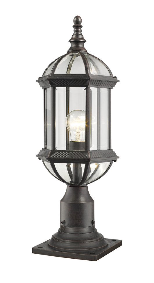 Z-Lite - 563PHM-533PM-RT - One Light Outdoor Pier Mounted Fixture - Annex - Rust