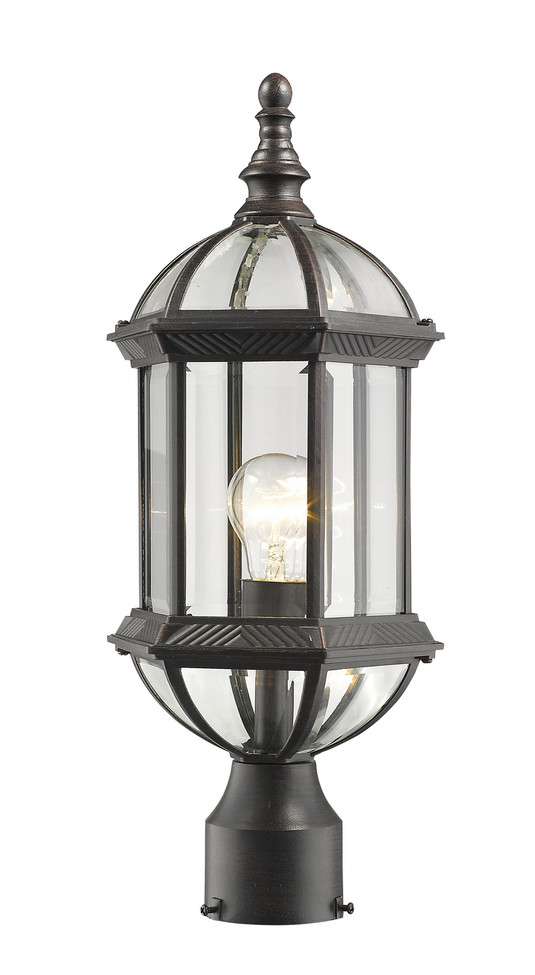 Z-Lite - 563PHM-RT - One Light Outdoor Post Mount Fixture - Annex - Rust
