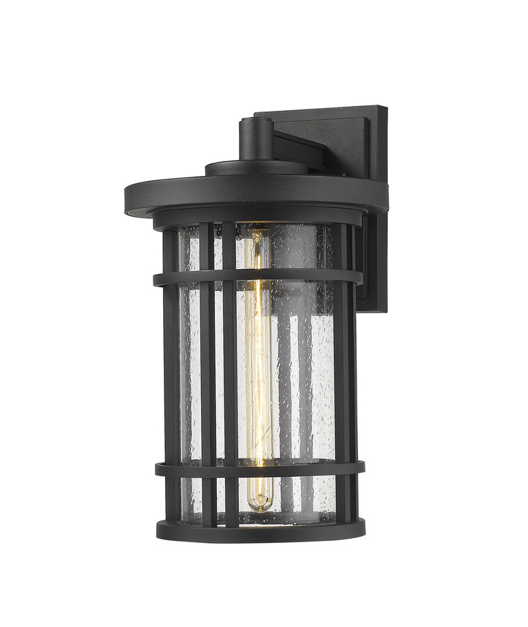 Z-Lite - 570B-BK - One Light Outdoor Wall Light - Jordan - Black