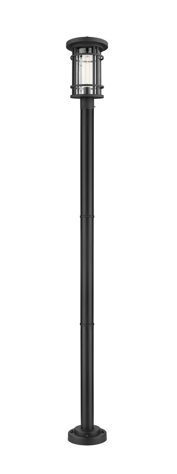 Z-Lite - 570PHB-567P-BK - One Light Outdoor Post Mounted Fixture - Jordan - Black
