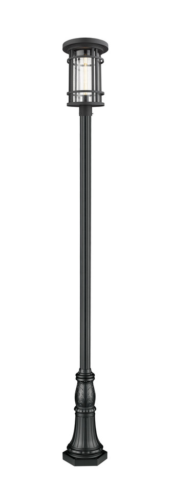 Z-Lite - 570PHXL-518P-BK - One Light Outdoor Post Mounted Fixture - Jordan - Black