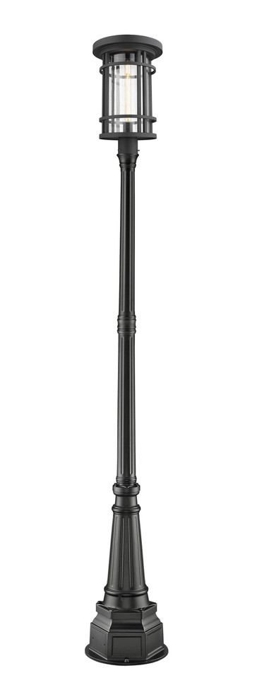 Z-Lite - 570PHXL-564P-BK - One Light Outdoor Post Mounted Fixture - Jordan - Black