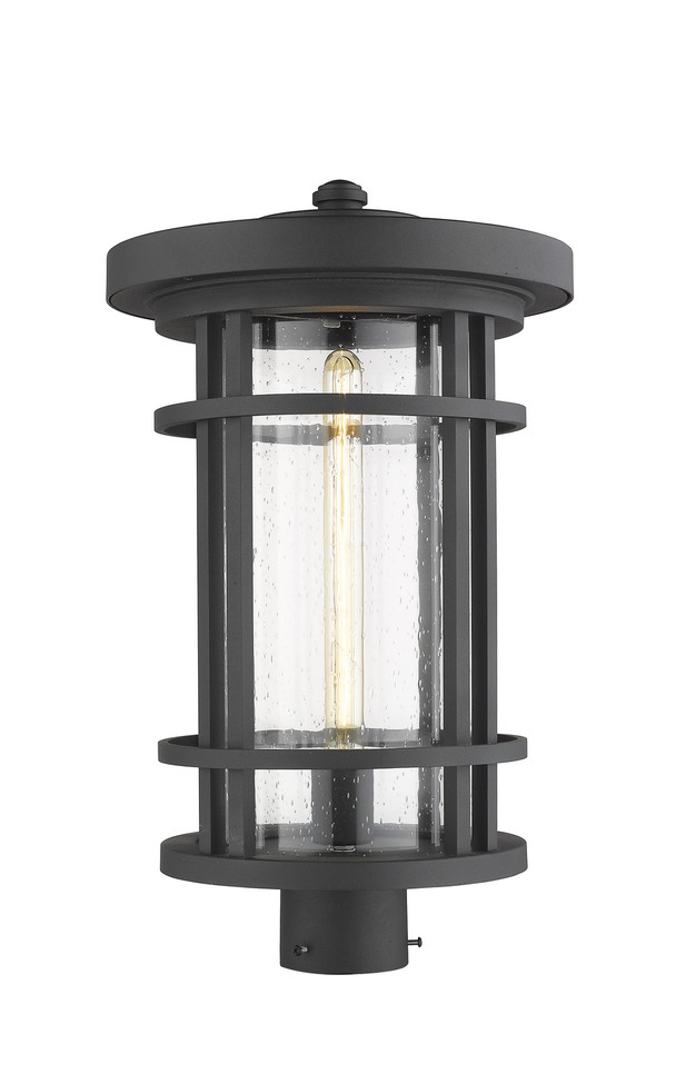 Z-Lite - 570PHXL-BK - One Light Outdoor Post Mount Fixture - Jordan - Black