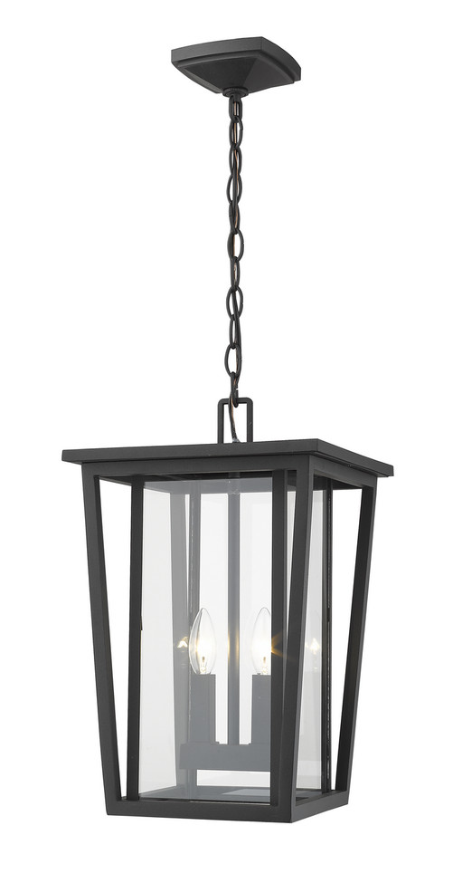 Z-Lite - 571CHB-BK - Two Light Outdoor Chain Mount Ceiling Fixture - Seoul - Black