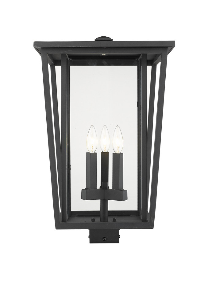 Z-Lite - 571PHXLS-BK - Three Light Outdoor Post Mount Fixture - Seoul - Black