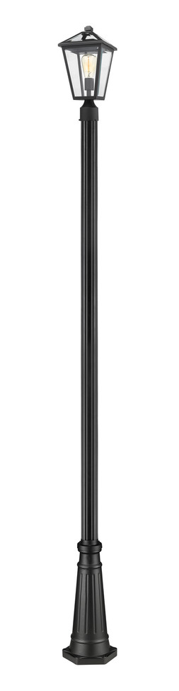 Z-Lite - 579PHMR-519P-BK - One Light Outdoor Post Mounted Fixture - Talbot - Black