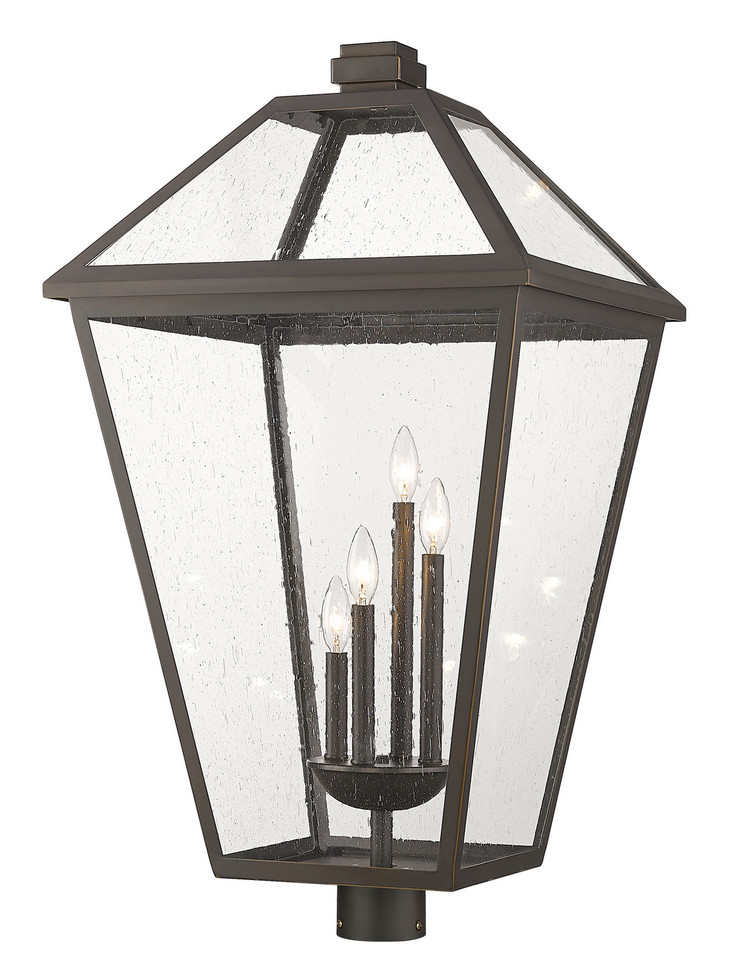 Z-Lite - 579PHXLXR-ORB - Four Light Outdoor Post Mount Fixture - Talbot - Oil Rubbed Bronze