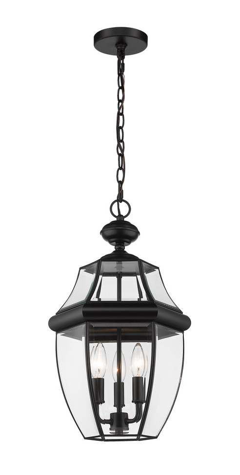 Z-Lite - 580CHB-BK - Three Light Outdoor Chain Mount Ceiling Fixture - Westover - Black