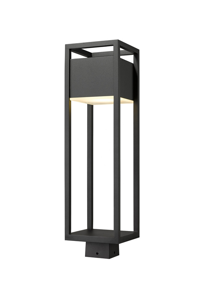 Z-Lite - 585PHBS-BK-LED - LED Outdoor Post Moun Fixture - Barwick - Black
