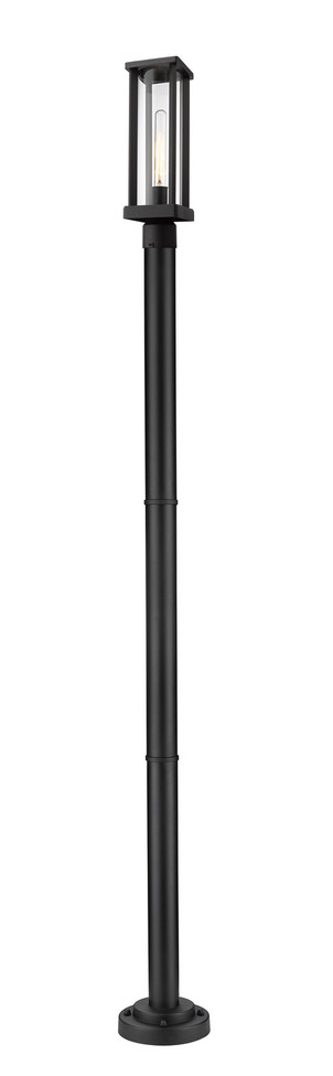 Z-Lite - 586PHMR-567P-BK - One Light Outdoor Post Mounted Fixture - Glenwood - Black