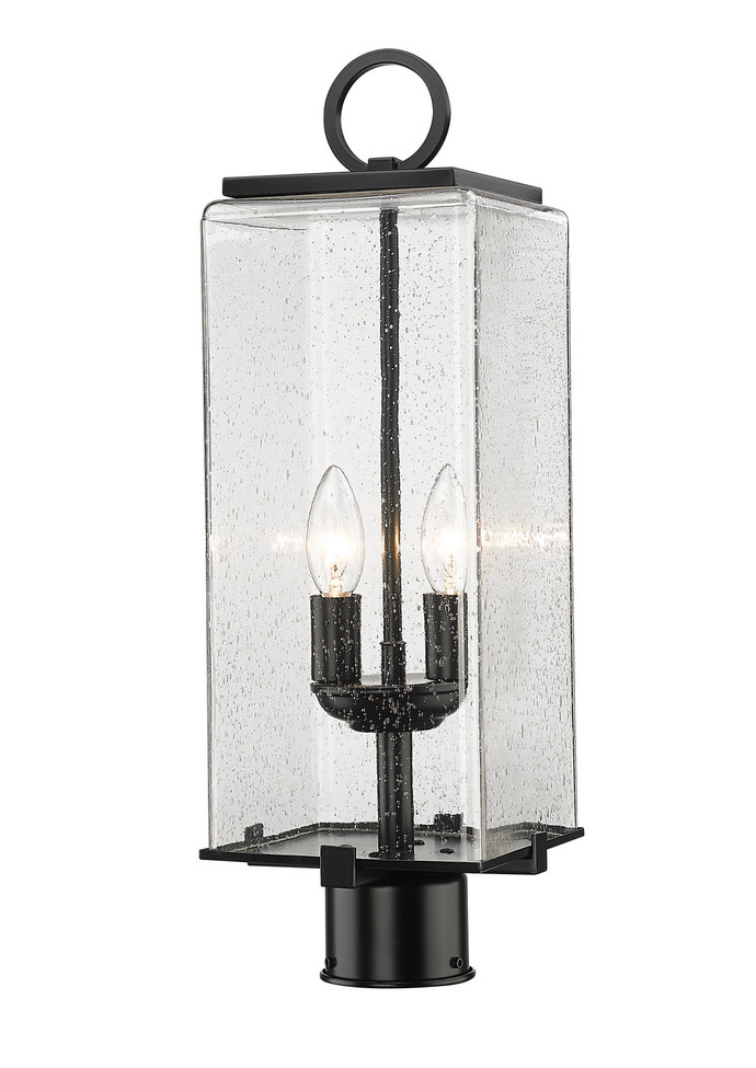Z-Lite - 592PHMR-BK - Two Light Outdoor Post Mount Fixture - Sana - Black