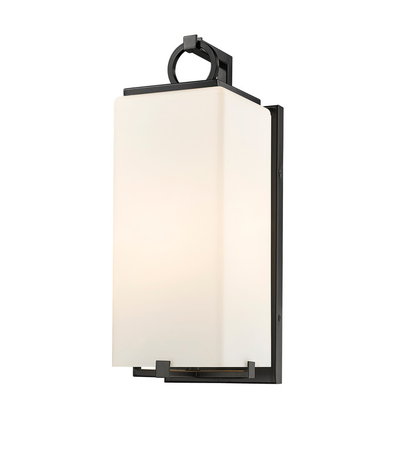 Z-Lite - 593M-BK - One Light Outdoor Wall Light - Sana - Black