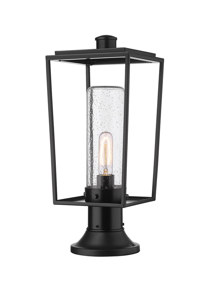 Z-Lite - 594PHMR-553PM-BK - One Light Outdoor Pier Mounted Fixture - Sheridan - Black