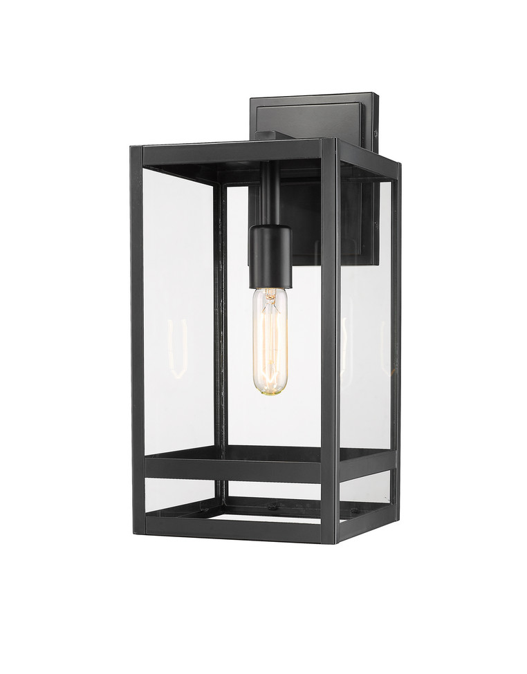 Z-Lite - 596M-BK - One Light Outdoor Wall Light - Nuri - Black