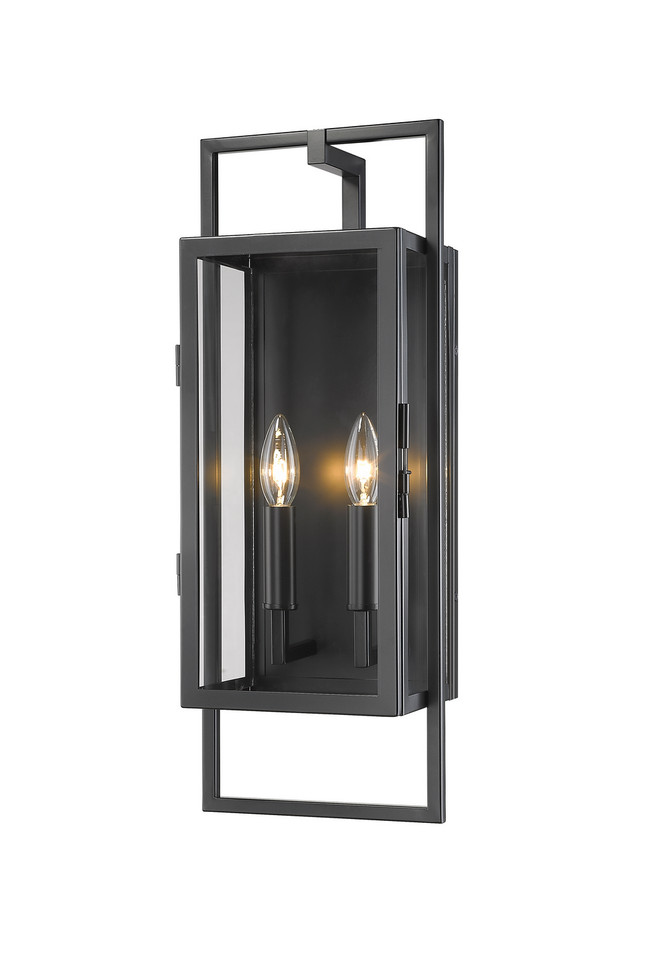 Z-Lite - 598M-BK - Two Light Outdoor Wall Sconce - Lucian - Black