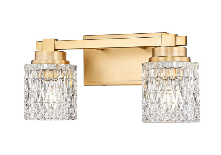 Z-Lite - 6101-2V-MGLD - Two Light Vanity - Jacqueline - Modern Gold
