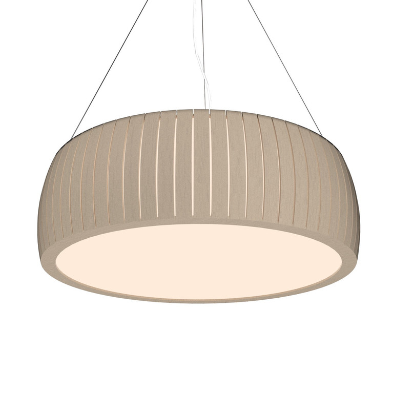 Accord Lighting - 1111.48 - Three Light Pendant - Barrel - Organic Cappuccino