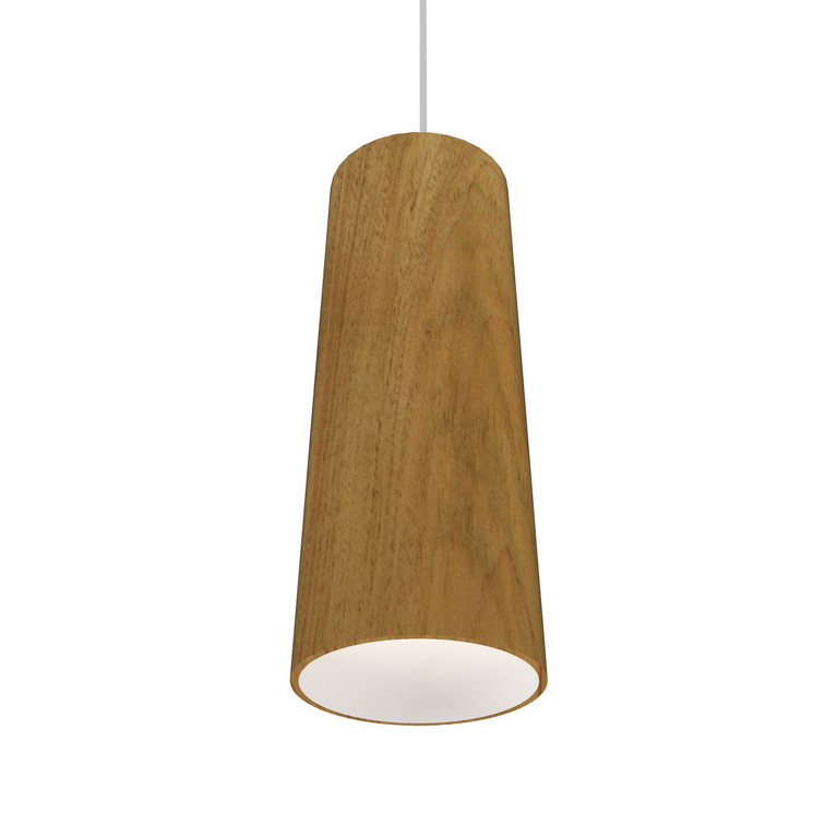 Accord Lighting - 116.09 - One Light Pendant - Conical - Louro Freijo