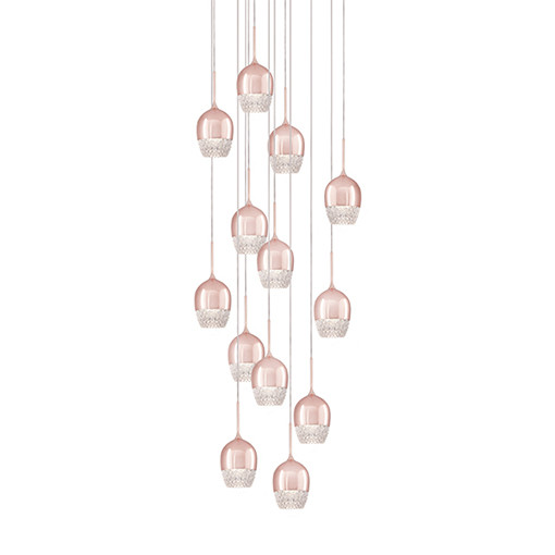 Kuzco Lighting - MP12813-RG - LED Pendant - Rose Gold
