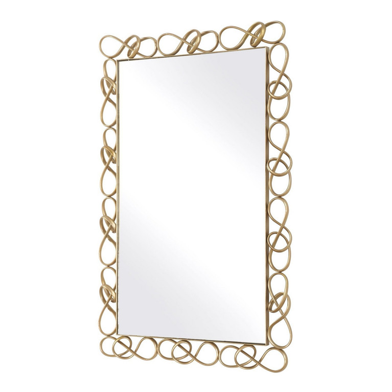 Uttermost - 08283 - Mirror - Twist It - Antique Brass