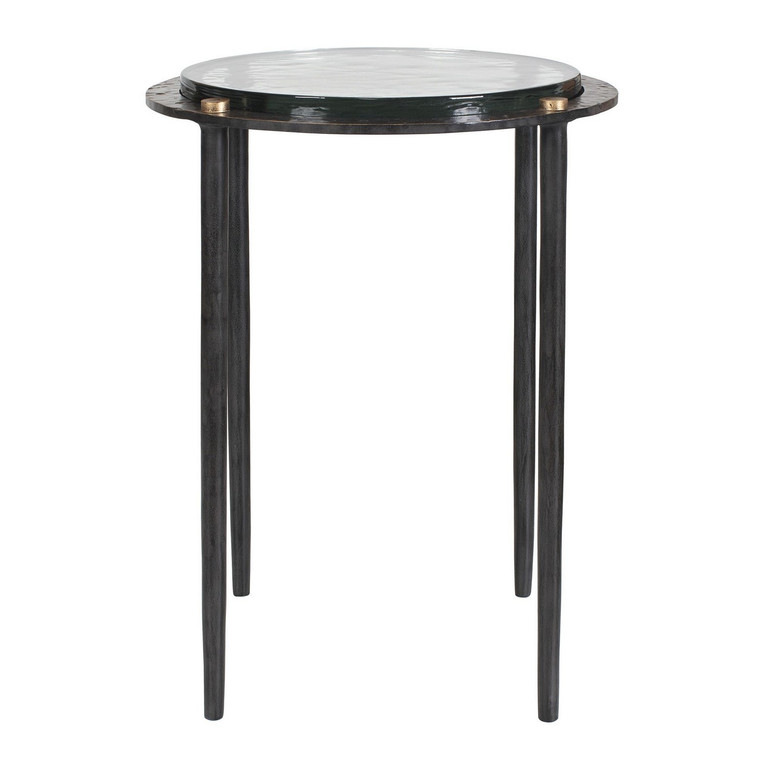 Uttermost - 50343 - Accent Table - Kennington - Antique Brass