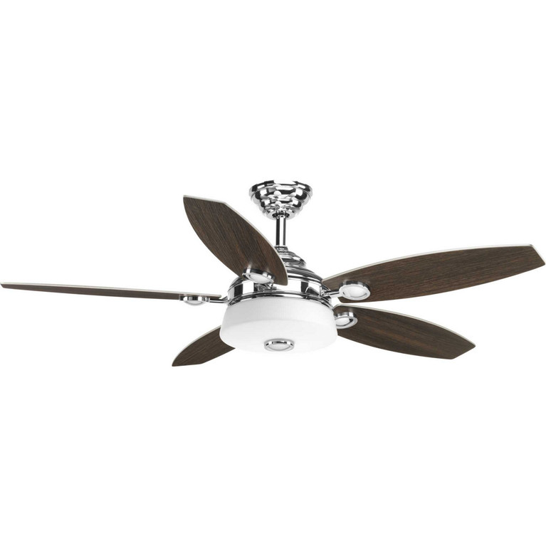 Progress Lighting - P2544-1530K - 54 Ceiling Fan - Graceful - Polished Chrome