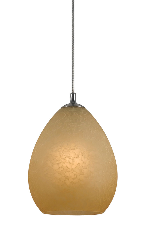 Cal Lighting - PN-1074/6-BS - 120V 60W Max E26 - Mini Pendants - Brushed Steel