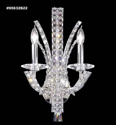 James R. Moder - 95632S22 - Two Light Wall Sconce - Eclipse Fashion - Silver