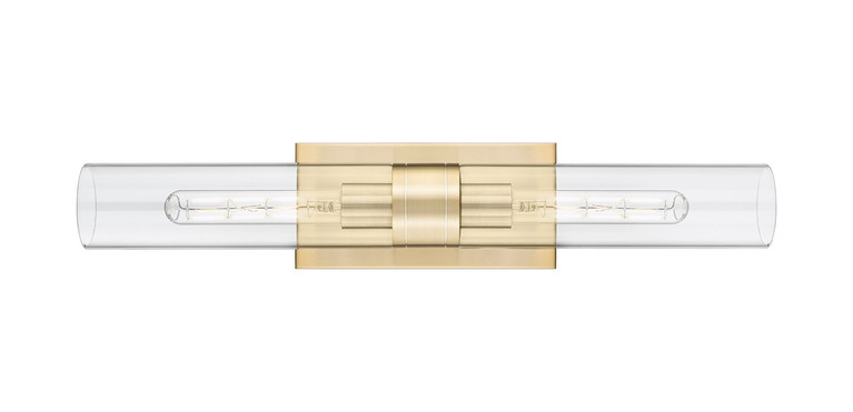 Innovations - 617-2W-CB-G617-11CL - Two Light Bath Vanity - Downtown Urban - Champagne Bronze