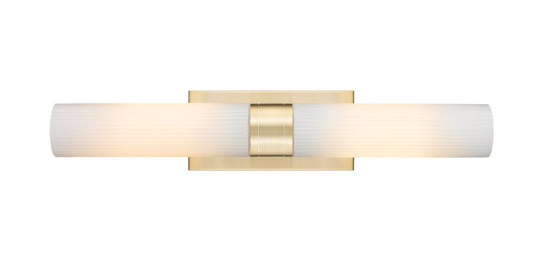 Innovations - 617-2W-CB-G617-11SWH - Two Light Bath Vanity - Downtown Urban - Champagne Bronze