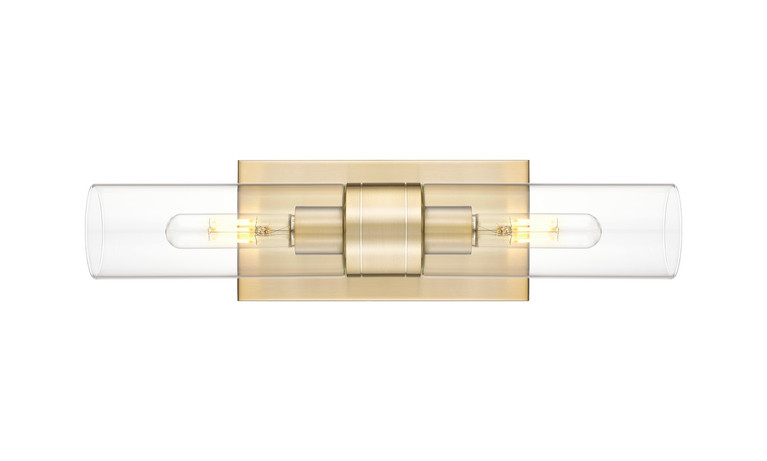 Innovations - 617-2W-CB-G617-8CL - Two Light Bath Vanity - Downtown Urban - Champagne Bronze