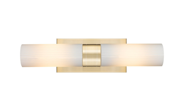 Innovations - 617-2W-CB-G617-8SWH - Two Light Bath Vanity - Downtown Urban - Champagne Bronze