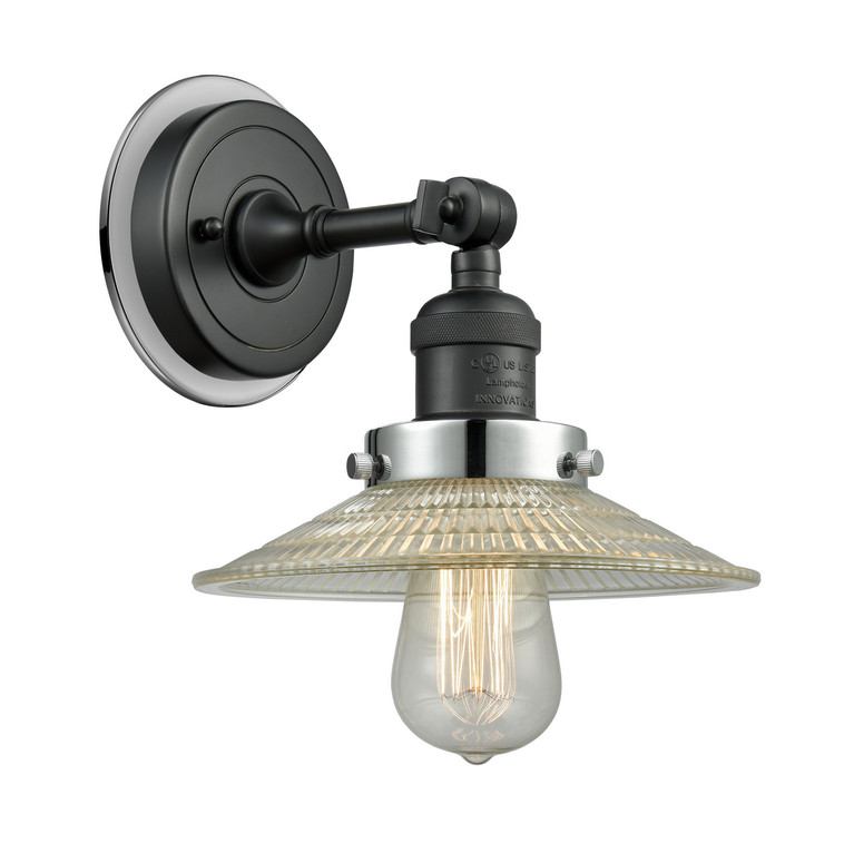 Innovations - 203BK-BPPC-HRPC-G2 - One Light Wall Sconce - Franklin Restoration - Matte Black