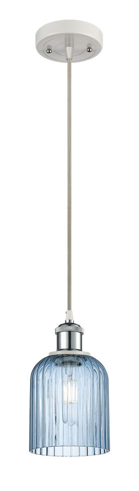 Innovations - 516-1P-WPC-G559-5BL - One Light Mini Pendant - Ballston - White Polished Chrome