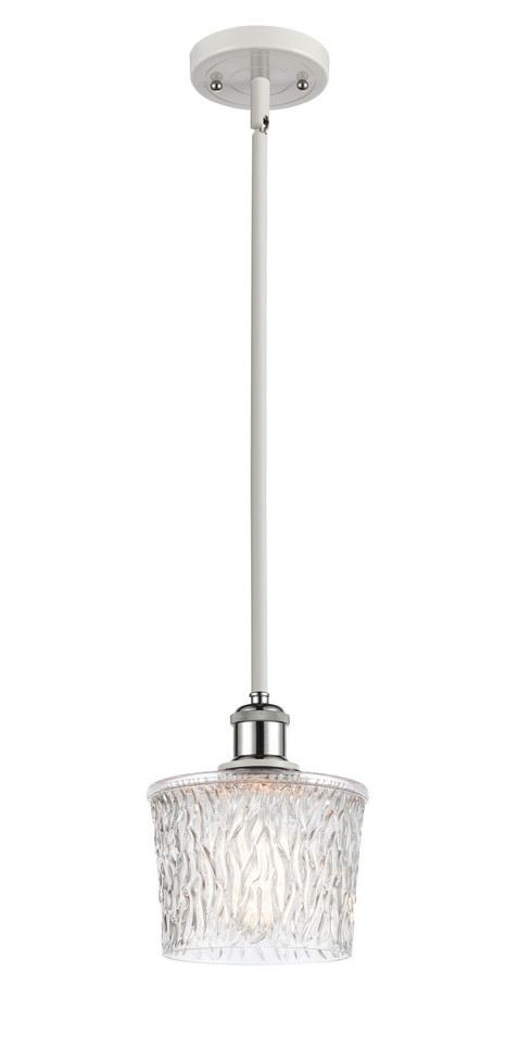 Innovations - 516-1S-WPC-G402 - One Light Mini Pendant - Ballston - White Polished Chrome