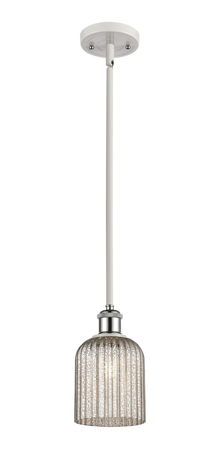 Innovations - 516-1S-WPC-G559-5ME - One Light Mini Pendant - Ballston - White Polished Chrome