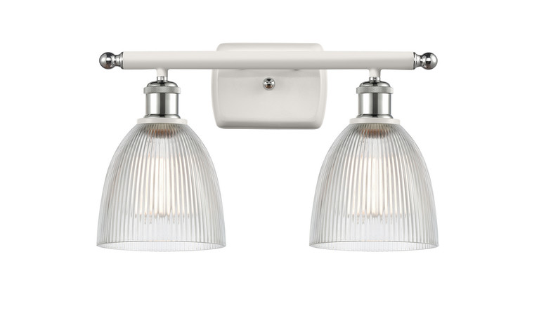 Innovations - 516-2W-WPC-G382-LED - LED Bath Vanity - Ballston - White Polished Chrome