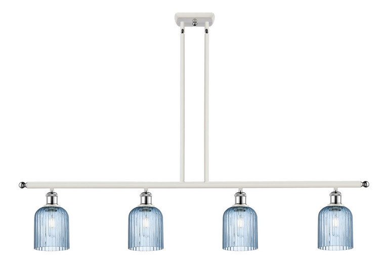 Innovations - 516-4I-WPC-G559-5BL - Four Light Island Pendant - Ballston - White Polished Chrome