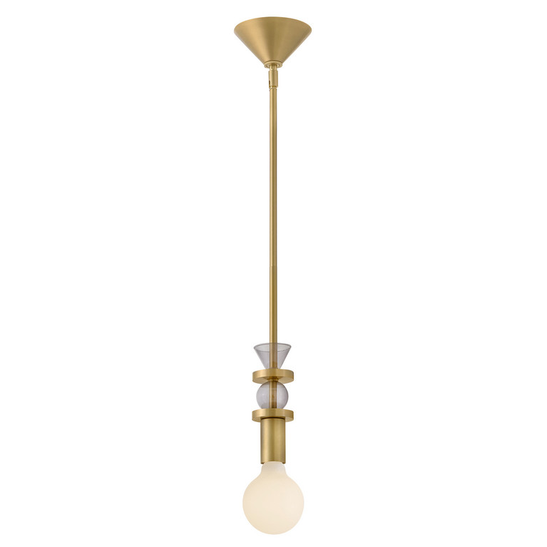 Lark - 83067LCB - LED Pendant - Prim - Lacquered Brass
