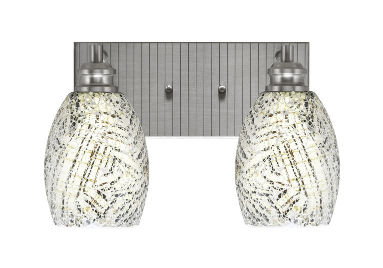 Toltec Lighting - 1162-BN-5054 - Two Light Bath Bar - Edge - Brushed Nickel