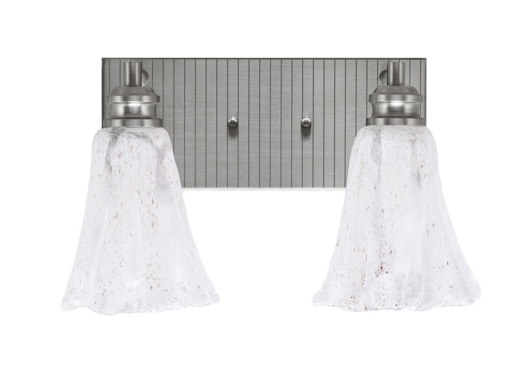 Toltec Lighting - 1162-BN-729 - Two Light Bath Bar - Edge - Brushed Nickel