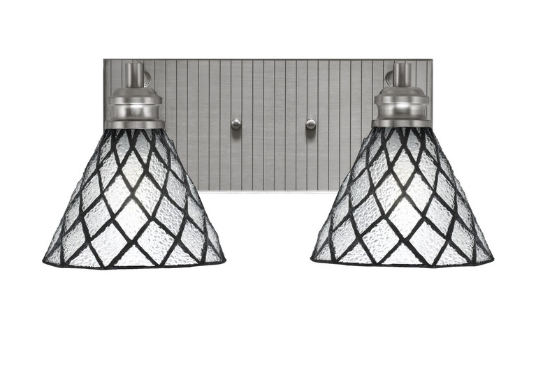 Toltec Lighting - 1162-BN-9185 - Two Light Bath Bar - Edge - Brushed Nickel