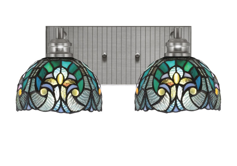 Toltec Lighting - 1162-BN-9925 - Two Light Bath Bar - Edge - Brushed Nickel