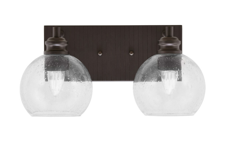 Toltec Lighting - 1162-ES-4100 - Two Light Bath Bar - Edge - Espresso