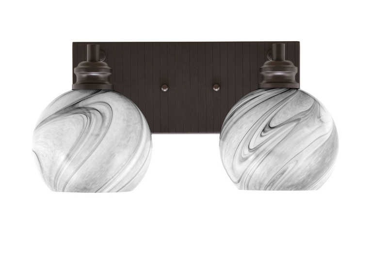 Toltec Lighting - 1162-ES-4109 - Two Light Bath Bar - Edge - Espresso