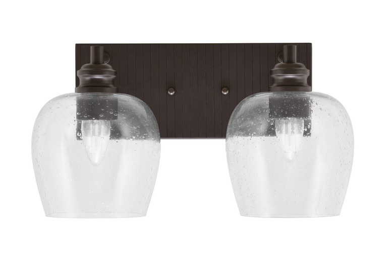 Toltec Lighting - 1162-ES-4810 - Two Light Bath Bar - Edge - Espresso
